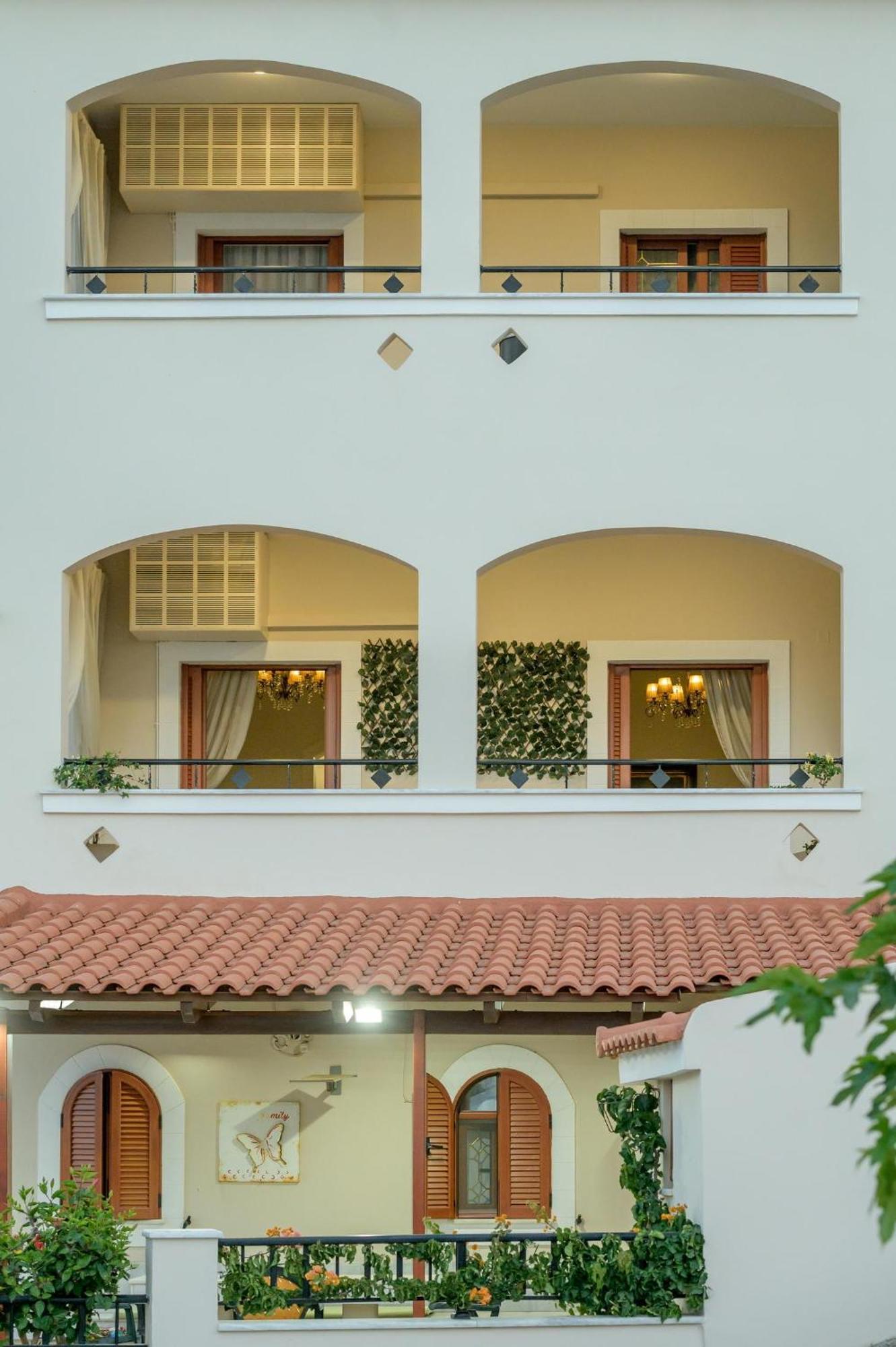 Villa Araucaria - Private Pool, Jacuzzi, Sea View Rethymno Exterior foto